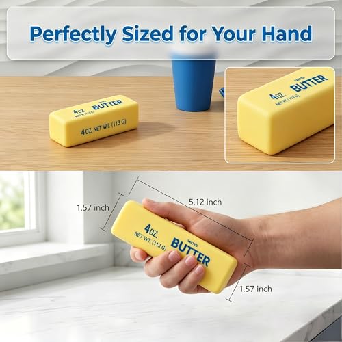 2-Pack Butter Stick Squishy Stress Balls for Anxiety Relief - Image 2
