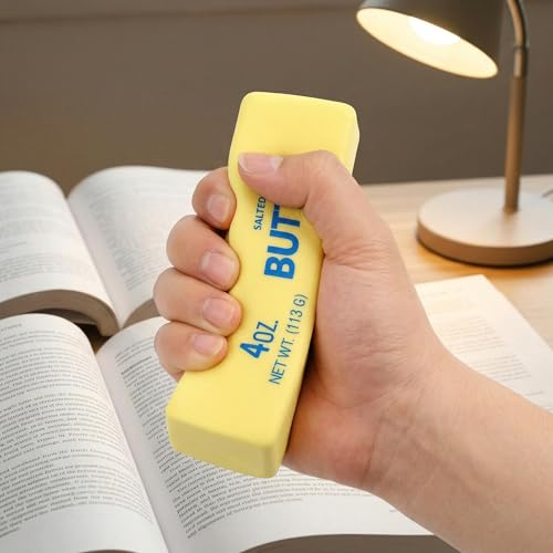 2-Pack Butter Stick Squishy Stress Balls for Anxiety Relief - Image 3