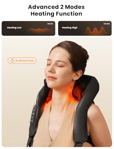 20% Off MASGRE Cordless Neck & Back Massager with Heat - Image 5