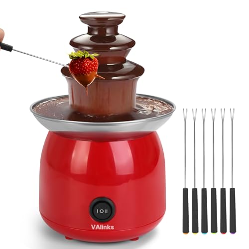 50% Off VAlinks Mini Chocolate Fountain with 6 Forks - Image 1