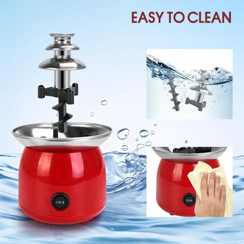 50% Off VAlinks Mini Chocolate Fountain with 6 Forks - Image 5