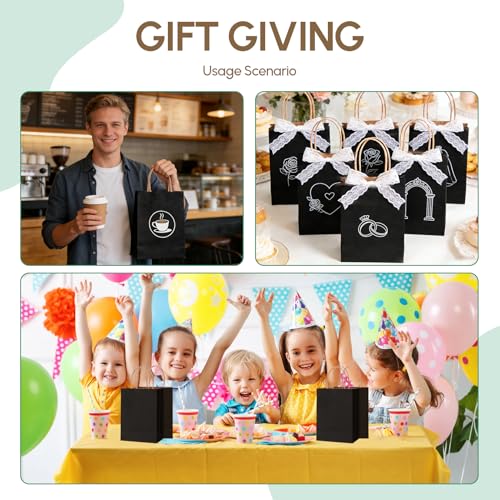 5% Off 60-Pack Small Kraft Gift Bags with Handles - Image 6