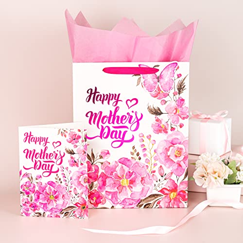 50% Off LeZakaa Mother's Day Gift Bag Set with Tissue and Card - Image 5