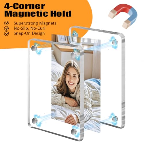 2Pack Magnetic Car Photo Holder for Sun Visor - Under $8 - Image 3