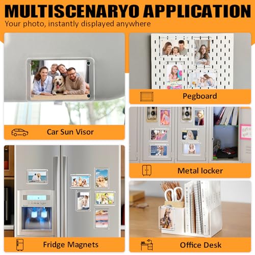 2Pack Magnetic Car Photo Holder for Sun Visor - Under $8 - Image 4