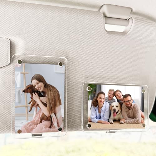 2Pack Magnetic Car Photo Holder for Sun Visor - Under $8 - Image 7