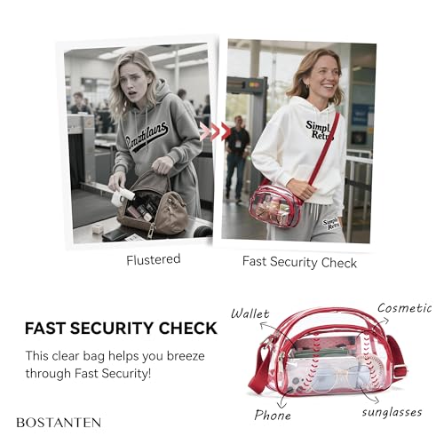 53% Off BOSTANTEN Baseball Crossbody Purse for Sport Moms - Image 4