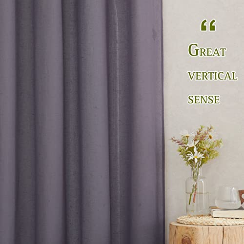 50% Off NICETOWN Faux Linen Sheer Curtains for Living Room - Image 5