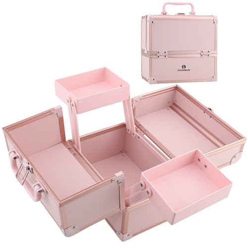 50% Off CHUANGJIN Pink Makeup Train Case – Code DAYIQ6N6