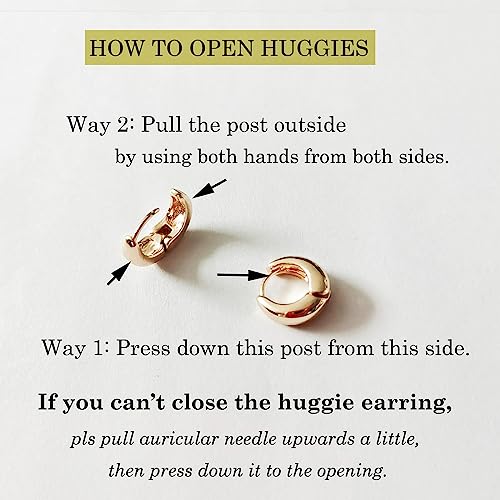 29% Off 9-Pair Gold Chunky Hoop Earrings Set - Image 6