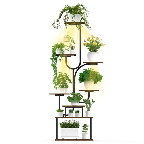 8-Tier Plant Stand with Grow Light – Great Deal