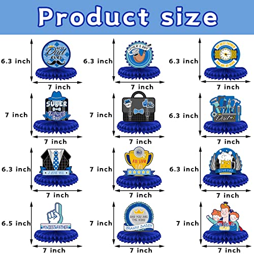 Fathers Day Decorations Kit with 12 Centerpieces - Image 2