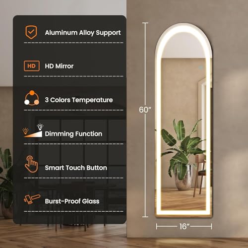 40% Off Elevon LED Full Length Mirror - Now $47.63 - Image 2