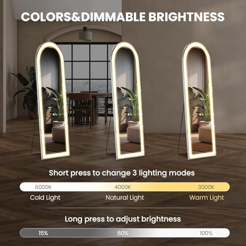 40% Off Elevon LED Full Length Mirror - Now $47.63 - Image 3