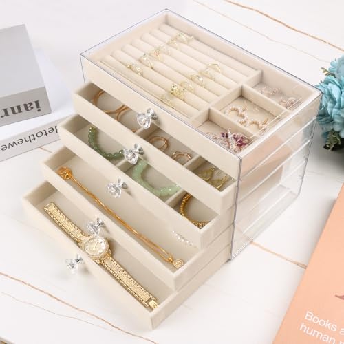 Hyber&Cara 5-Drawer Acrylic Jewelry Box - 46% Off - Image 2