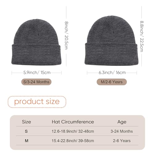 50% Off AQOKKA Baby Beanies Toddler Winter Hats - Image 2