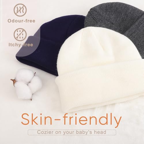 50% Off AQOKKA Baby Beanies Toddler Winter Hats - Image 3
