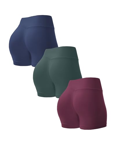 3-Pack Scrunch Butt Lifting Shorts for Women