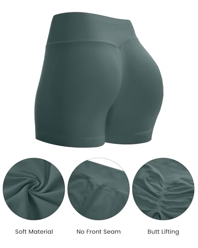 3-Pack Scrunch Butt Lifting Shorts for Women - Image 6