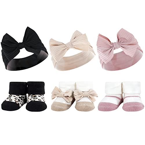39% Off Hudson Baby Girl's Headband & Socks Set