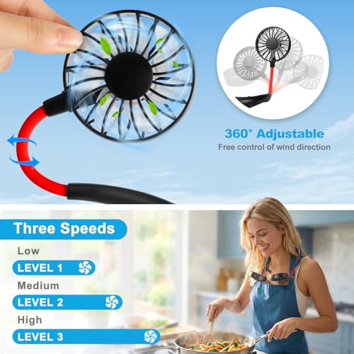 20% Off Hands-Free Neck Fan for Outdoor Use - Image 3