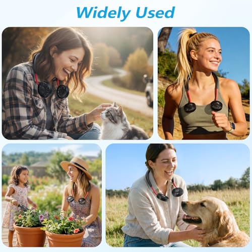 20% Off Hands-Free Neck Fan for Outdoor Use - Image 5