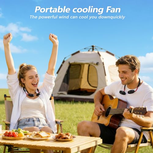 20% Off Hands-Free Neck Fan for Outdoor Use - Image 6