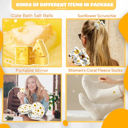 40% Off Sunflower Self-Care Gift Basket for Women - Image 6