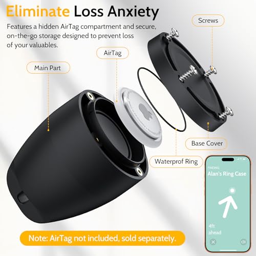 50% Off Travel Case for Oura Ring with AirTag Holder - Image 3