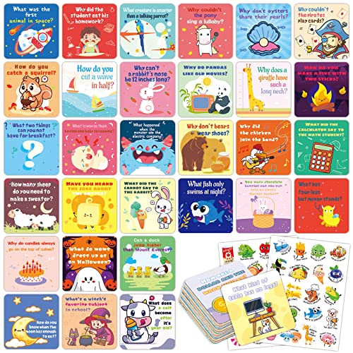 50% Off 160 Joke Cards for Kids Lunch Box Fun - Image 1