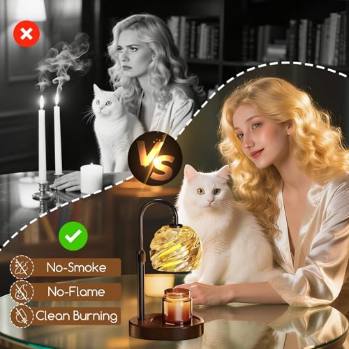 37% Off BlissWhisper Candle Warmer Lamp with Timer - Image 5