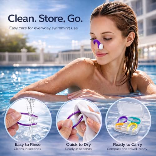 50% Off STSAIL Swimming Nose Clips 10 Pack - Image 4
