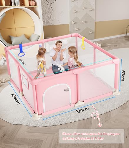 5% Off Dripex Baby Playpen, 50x50 Safe Play Yard - Image 4