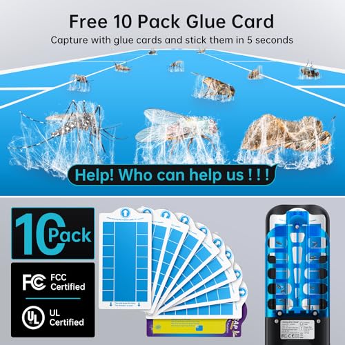 50% Off BURLAN Indoor UV Insect Trap with 10 Refills - Image 5