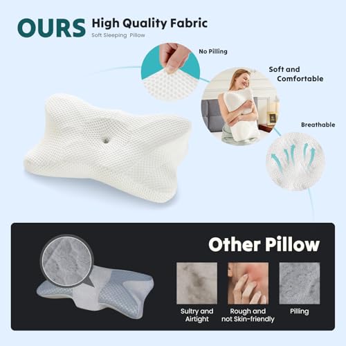 25% Off KMFurnila Cervical Neck Pillow for Neck Pain Relief - Image 2