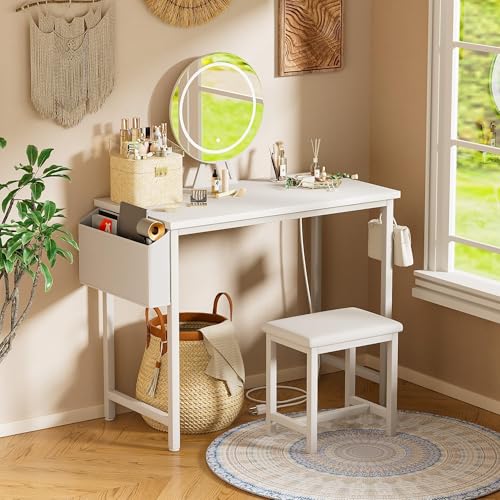 Vanity Set with Mirror & Stool at 36% Off - Image 7