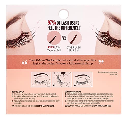 5% Off Kiss True Volume Lashes – Ritzy (1 Pack) - Image 2