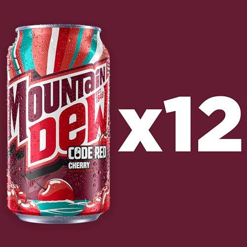 Mountain Dew Code Red Cherry 12 Pack, 12 oz Cans - Image 3
