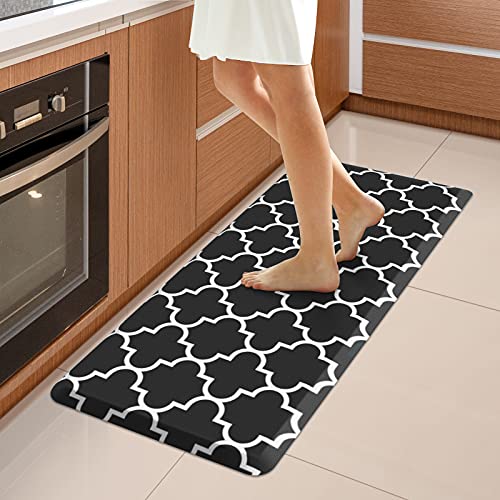 50% Off WISELIFE Anti-Fatigue Kitchen Mat, Black - Image 1