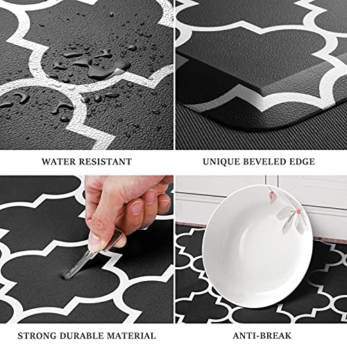 50% Off WISELIFE Anti-Fatigue Kitchen Mat, Black - Image 4