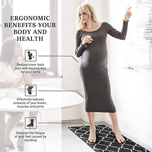 50% Off WISELIFE Anti-Fatigue Kitchen Mat, Black - Image 6