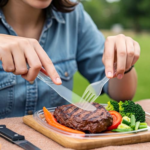 10% Off Heavy Duty Plastic Silverware 300-Piece Set - Image 5