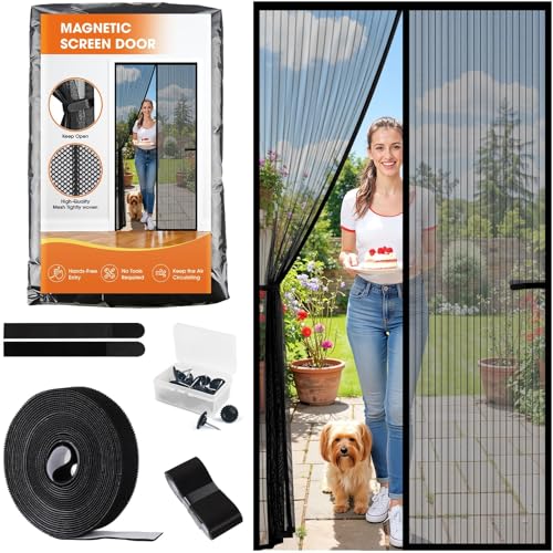 62% Off Magnetic Screen Door: Keep Bugs Out, Fresh Air In - Image 1