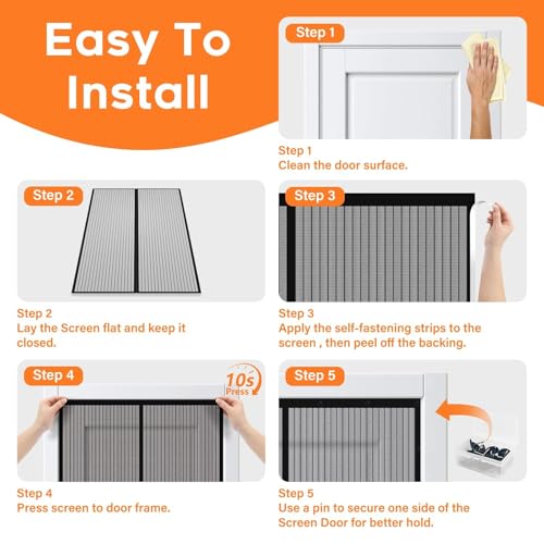 62% Off Magnetic Screen Door: Keep Bugs Out, Fresh Air In - Image 5