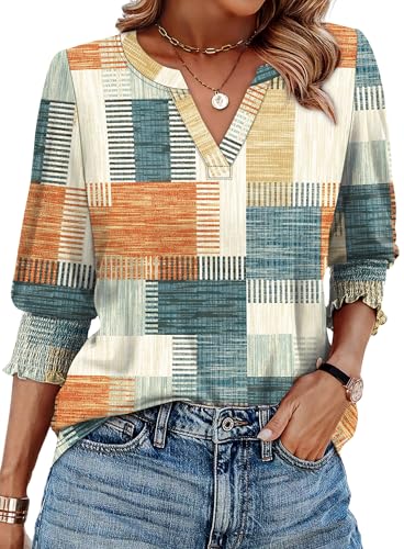 47% Off WIHOLL 3/4 Sleeve Blouse for Women, Code KQLZLGTB - Image 2