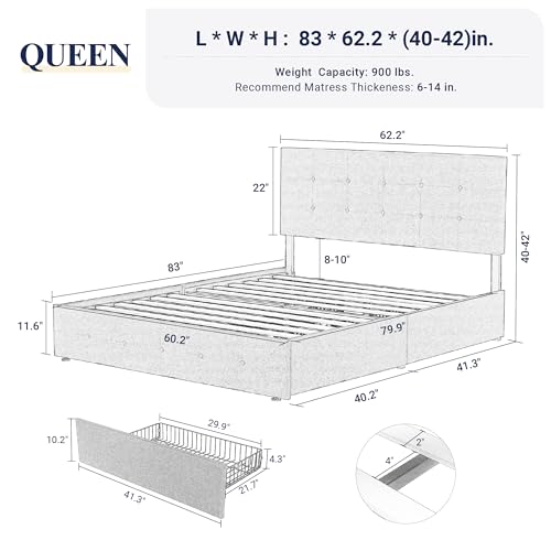 Save 30% on Allewie Queen Bed with Storage Drawers - Image 2