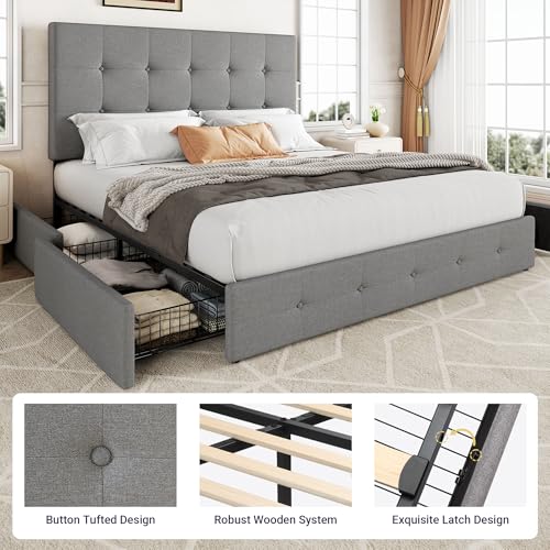 Save 30% on Allewie Queen Bed with Storage Drawers - Image 6