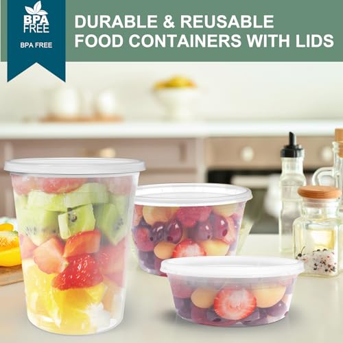 50% Off vivigu 48-Pack Deli Containers with Lids - Image 4