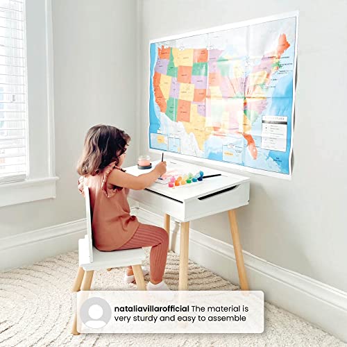 Delta Children Lift-Top Desk & Chair Set for Ages 3-8 - Image 5