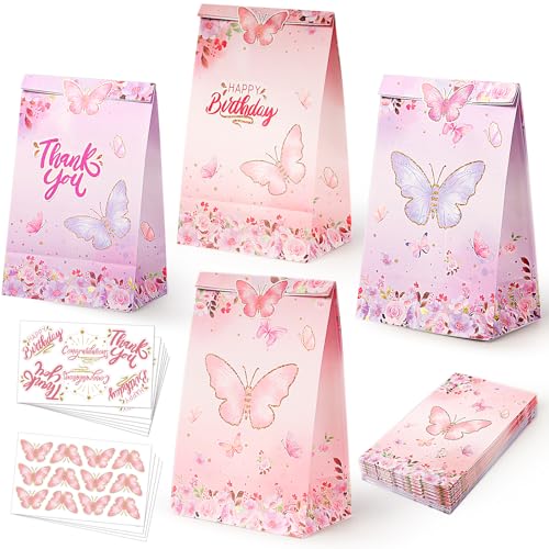 53% Off LWBDD Butterfly Party Favor Bags with Stickers - Image 1